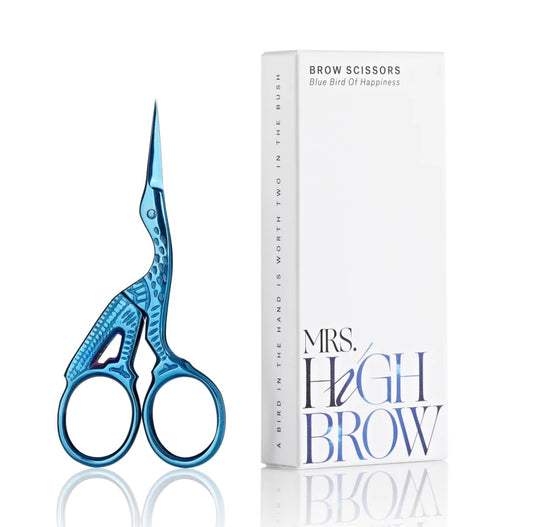 Mrs. Highbrow Blue Bird Brow Scissors